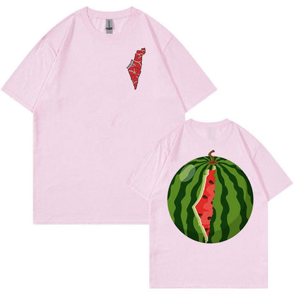 Women's Fashion Watermelon Pattern T-shirt