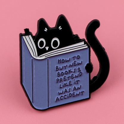 Cat Mi Quotes Brooch Badge For Clothing And Backpacks Stylish Accessories
