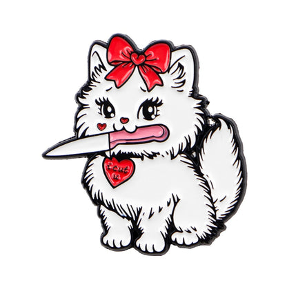 Cat Mi Quotes Brooch Badge For Clothing And Backpacks Stylish Accessories
