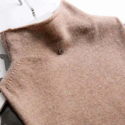 Women's Turtleneck Solid Color Pullover Bottoming Shirt
