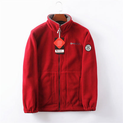 Autumn Winter Men's Warm Fleece Jacket