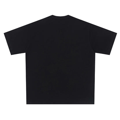 Hand-painted Printed American Short Sleeve