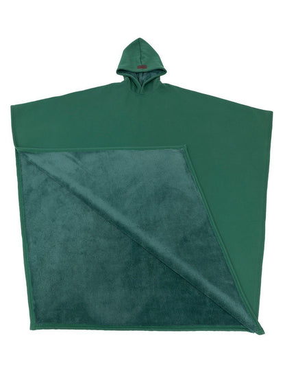 Hooded Button Woolen Cloak Tops Same Style