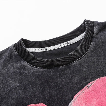 Men's Fashion Casual Round Neck Five-part Sleeve Top