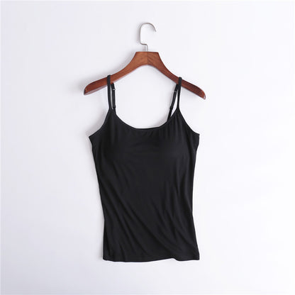 Women's Camisole With Chest Pads Without Wire Cups