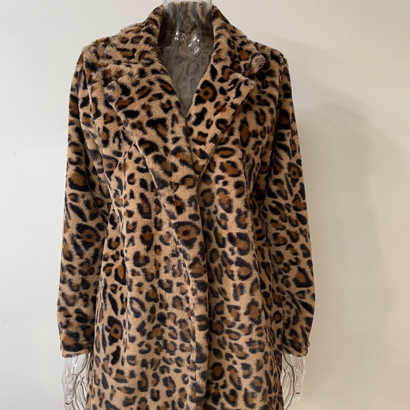 Loose Furry Coat With Pockets