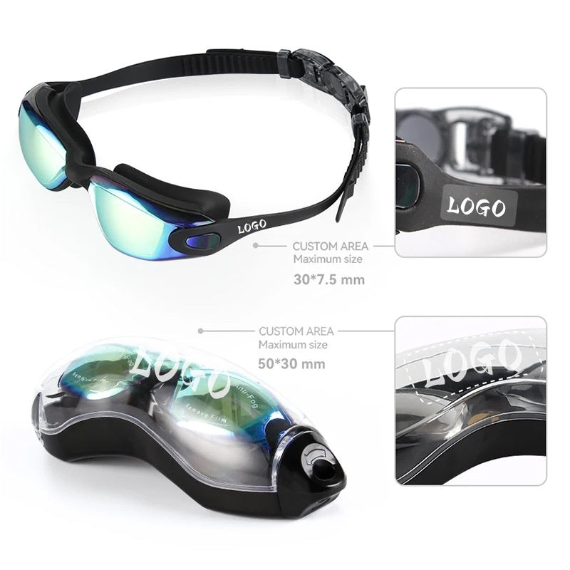 HD Waterproof Anti-fog Electroplating Goggles