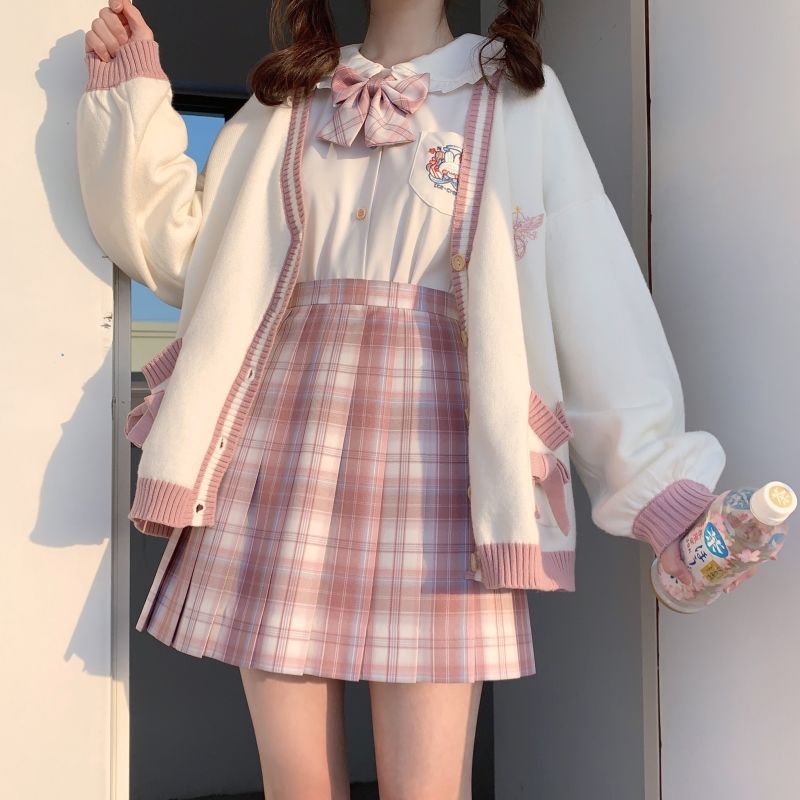 Women's Fashion Bow Knit Cardigan Sweater