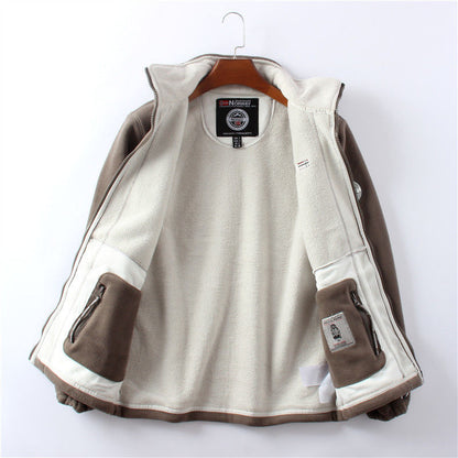 Autumn Winter Men's Warm Fleece Jacket