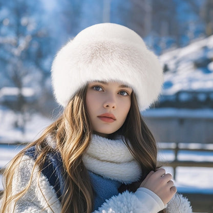 Winter Warm Ear Protection Plush Bucket Hat