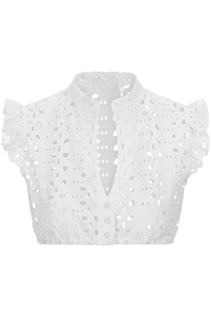 Women's Fashion Personalized Dingdong White Shirt
