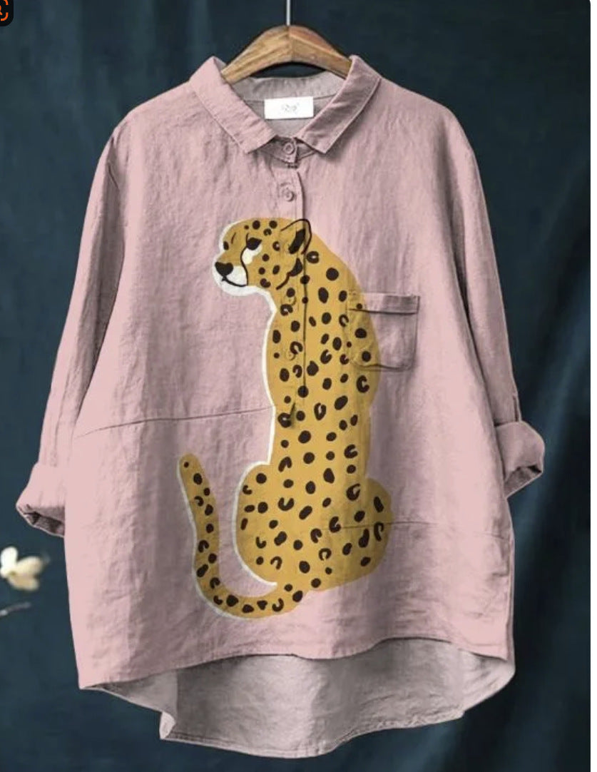 Women's Loose Crew Neck Casual T-shirt