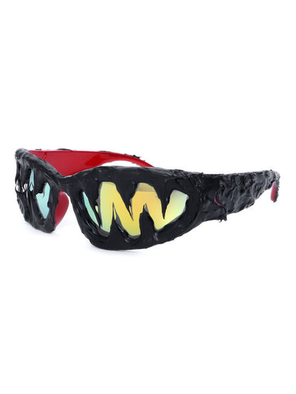 Men's And Women's Avant-garde Sunglasses Handmade Epoxy Resin
