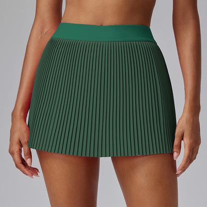 Golf Tennis Slimming High Waist Running Sports Anti-exposure Fitness Skirt