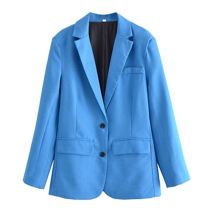 Autumn And Winter New European And American Style Fashion Single-breasted Suit Jacket For Women
