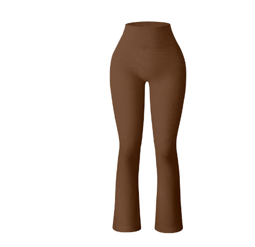 Women's Knitted Long And Micro Flared Side Pocket Pants