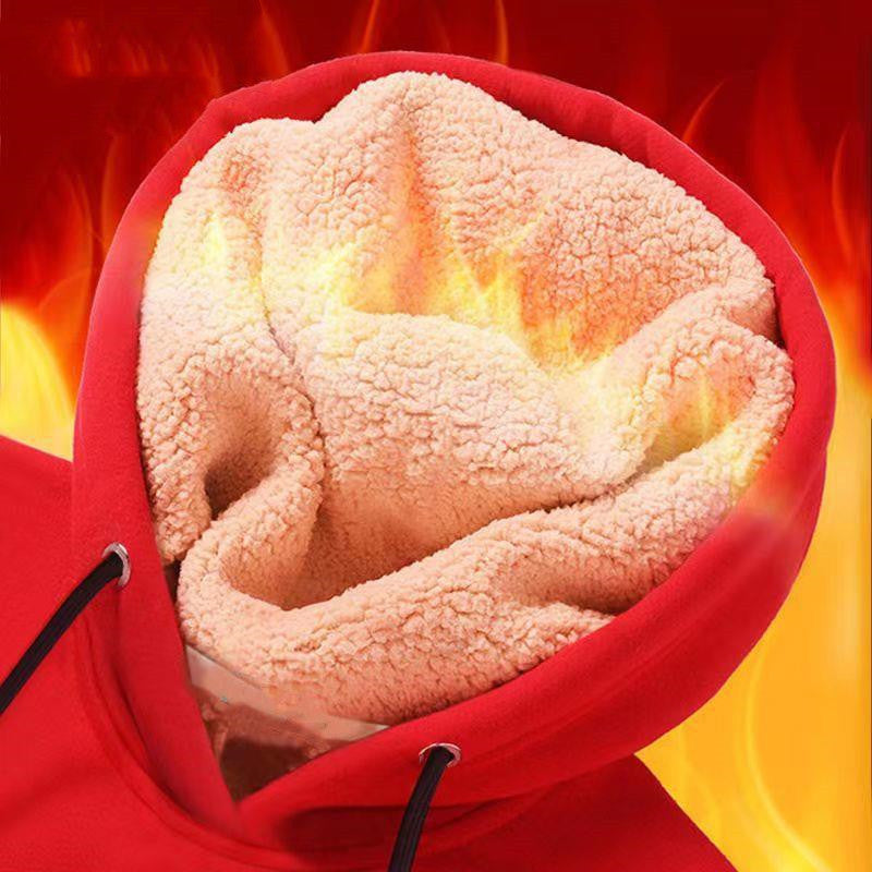 Men's And Women's Fashion Loose Lambswool Padded And Thickened Sweater