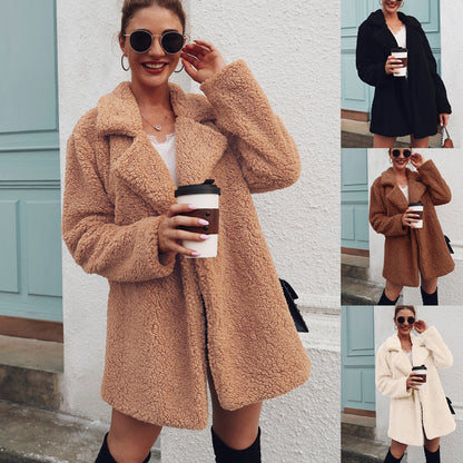 Suit collar long sleeve blouse jacket