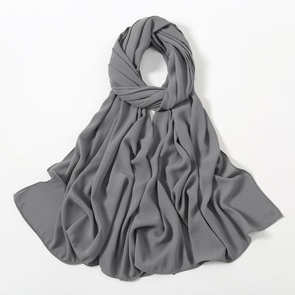 Corner Cathetus All-match Chiffon Headcloth