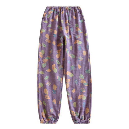 Women's Fashion Cotton Loose Anti-mosquito Home Pants