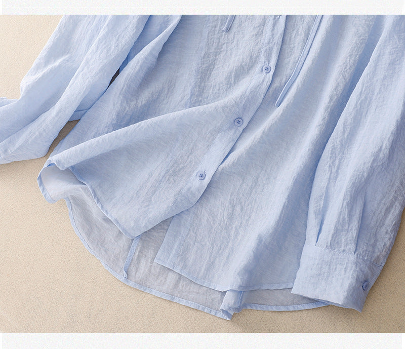 Hooded Sun Protection Clothing Long Sleeve Coat