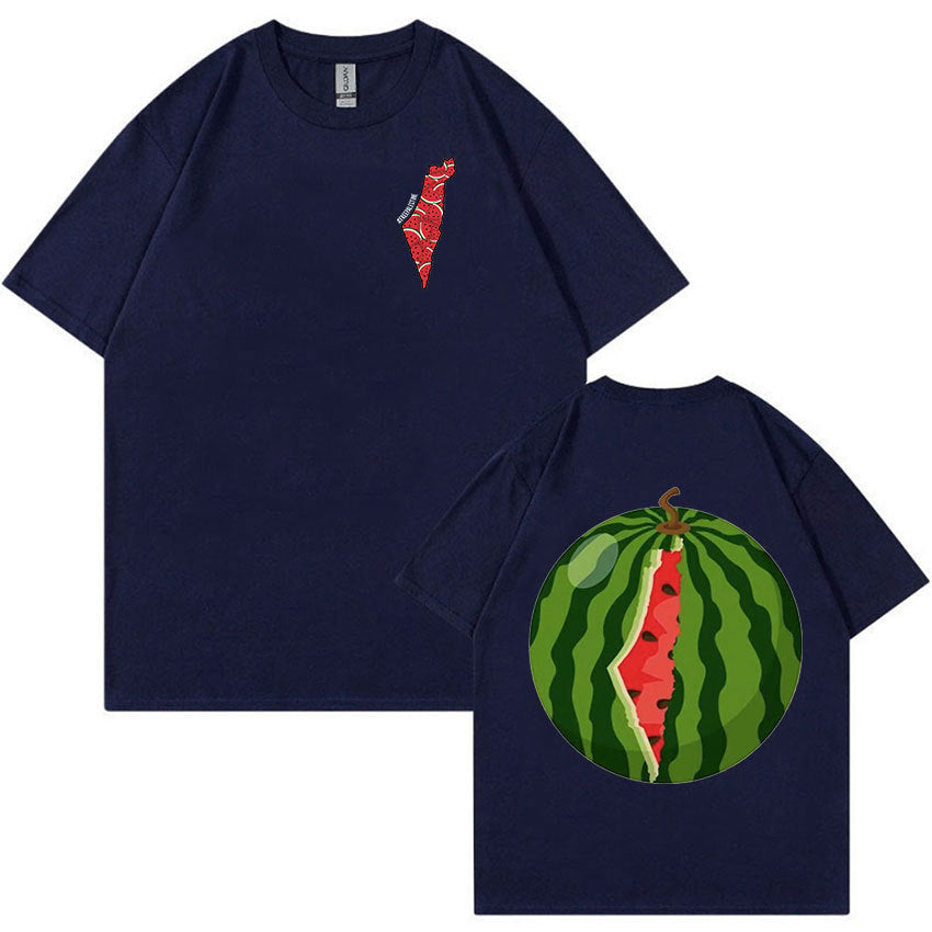 Women's Fashion Watermelon Pattern T-shirt