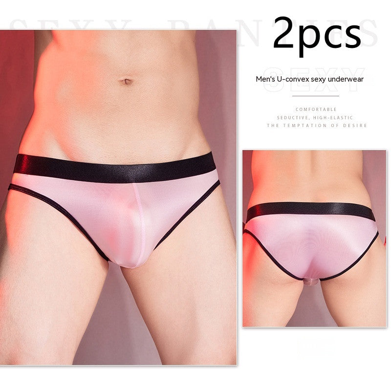 Men's Shiny High Elastic Comfortable And Breathable Underwear