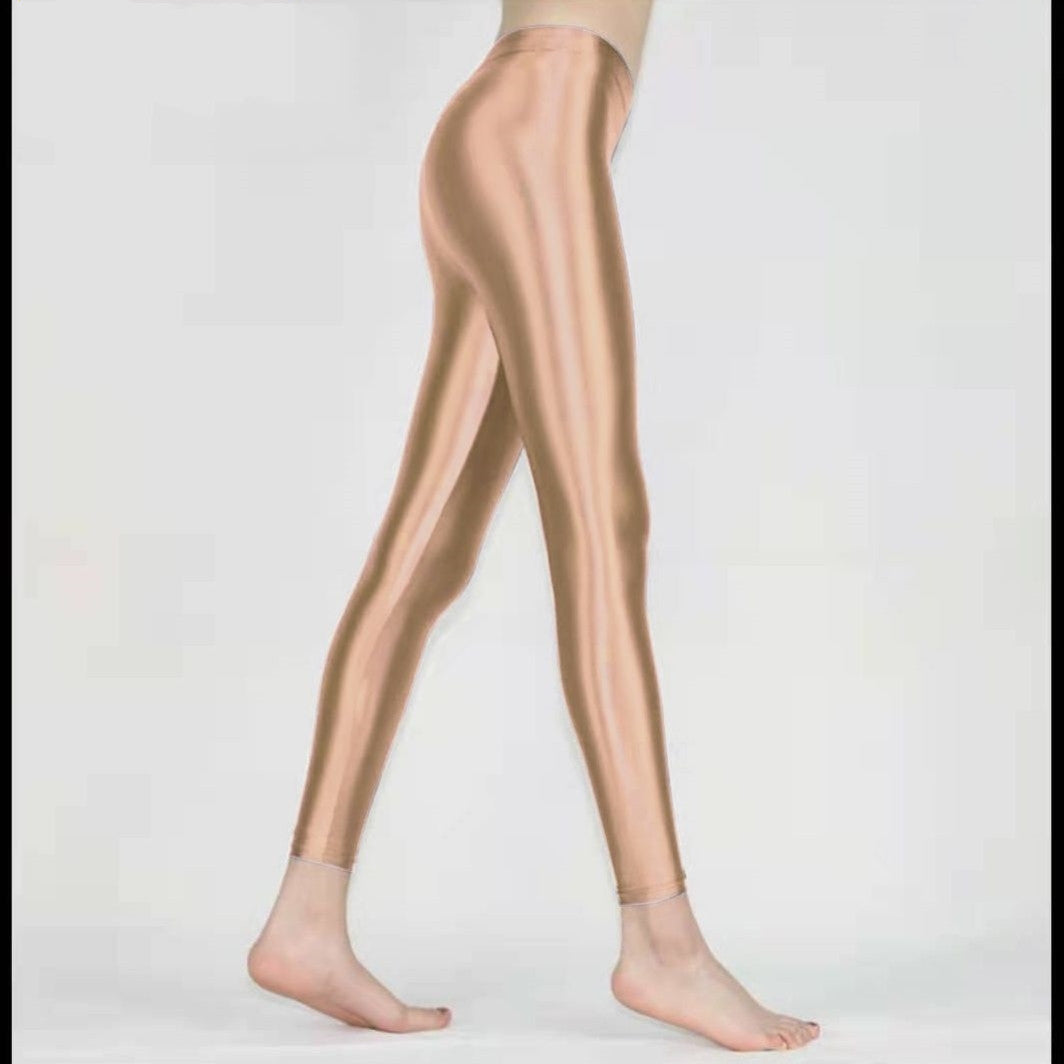 Seamless One Piece Leggings Women's Thin Footstep Old-fashioned