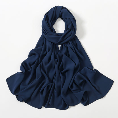 Corner Cathetus All-match Chiffon Headcloth