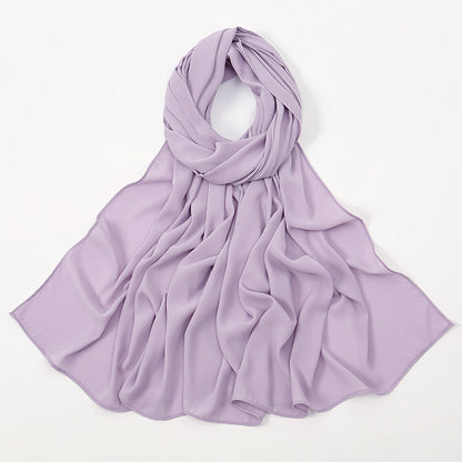 Corner Cathetus All-match Chiffon Headcloth