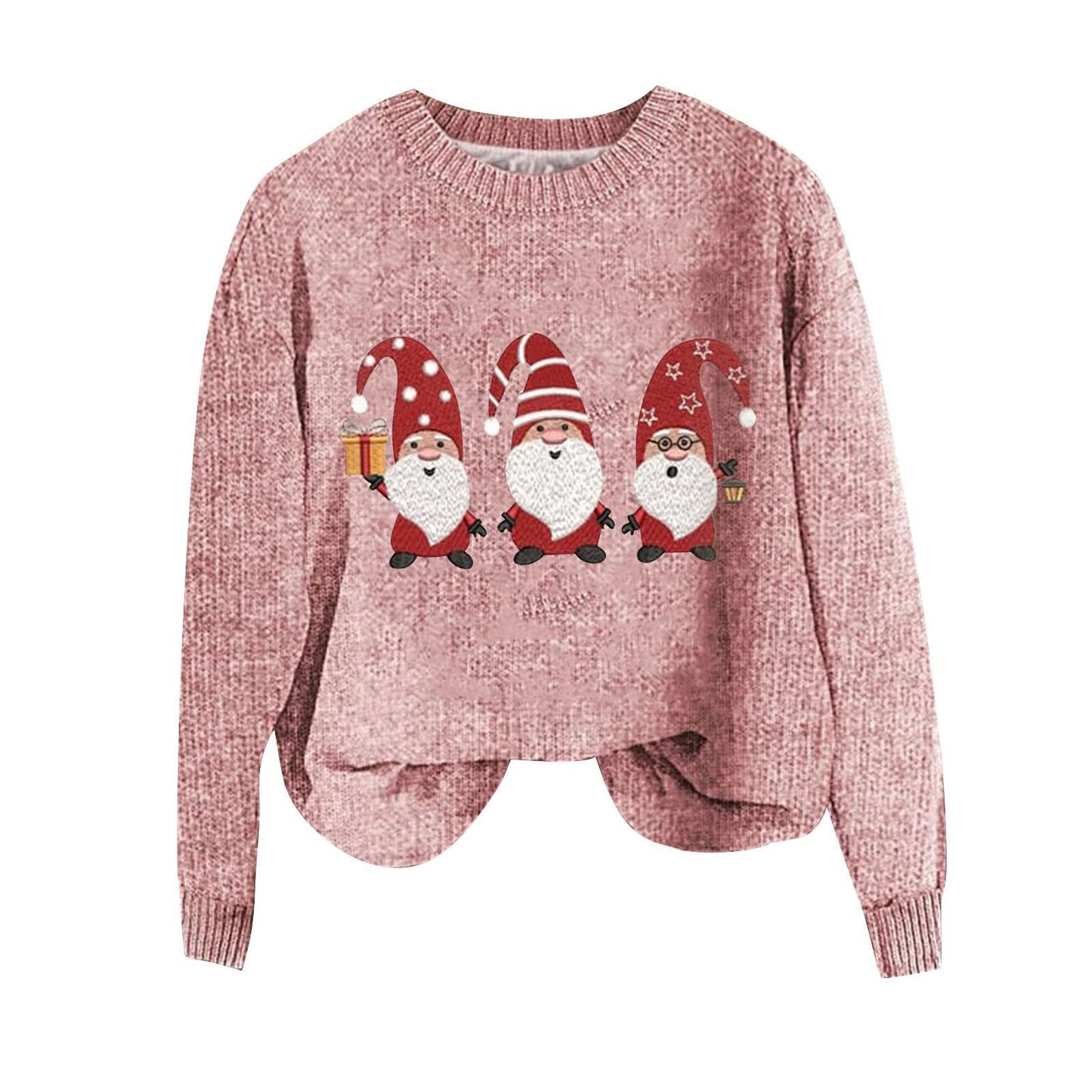 Bodkin Cloth Coat Christmas Elements 3D Printing Round Neck