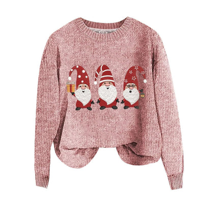 Bodkin Cloth Coat Christmas Elements 3D Printing Round Neck