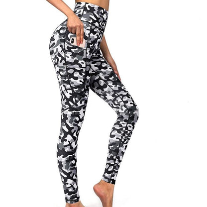 High Stretch Print Ladies Running Fitness Exercise Yoga Leggings