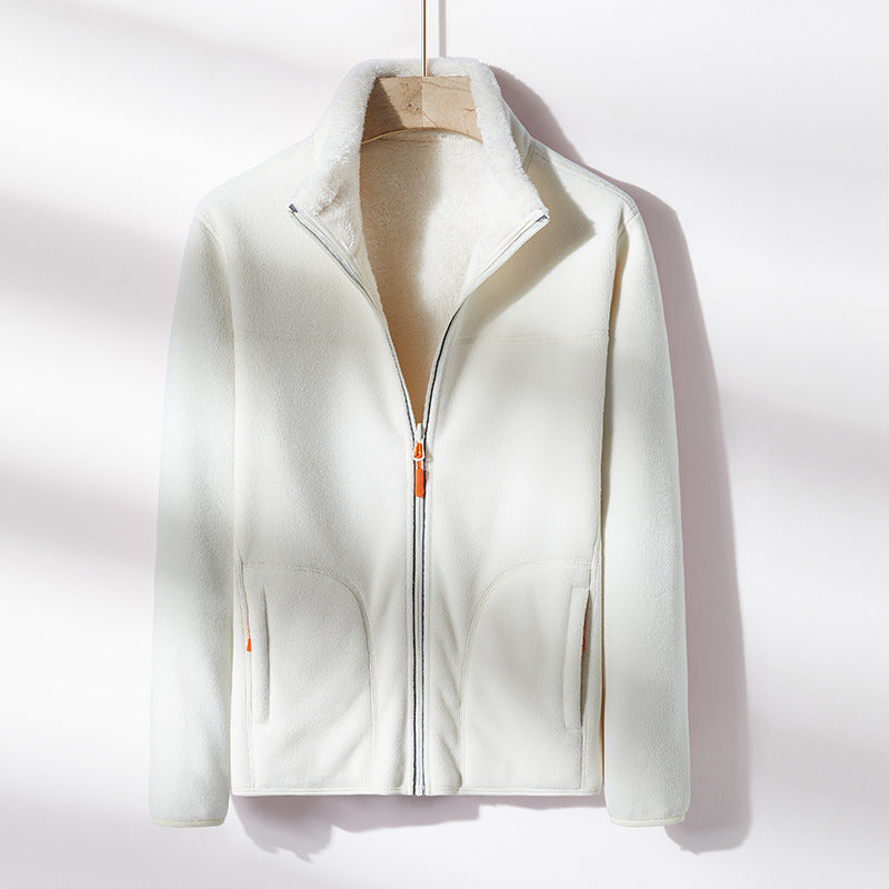 Fashion Outdoor Polar Fleece Double-sided Coral Fleece Jacket