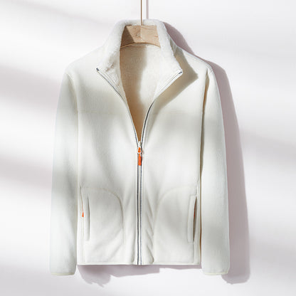 Fashion Outdoor Polar Fleece Double-sided Coral Fleece Jacket