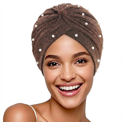 Babys-breath Pearl Womens Headscarf Cap