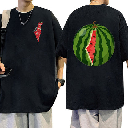 Women's Fashion Watermelon Pattern T-shirt