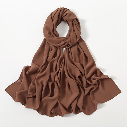 Corner Cathetus All-match Chiffon Headcloth