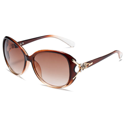 Diamond Metal Hinge Fox Head Women's Fashion Sunglasses