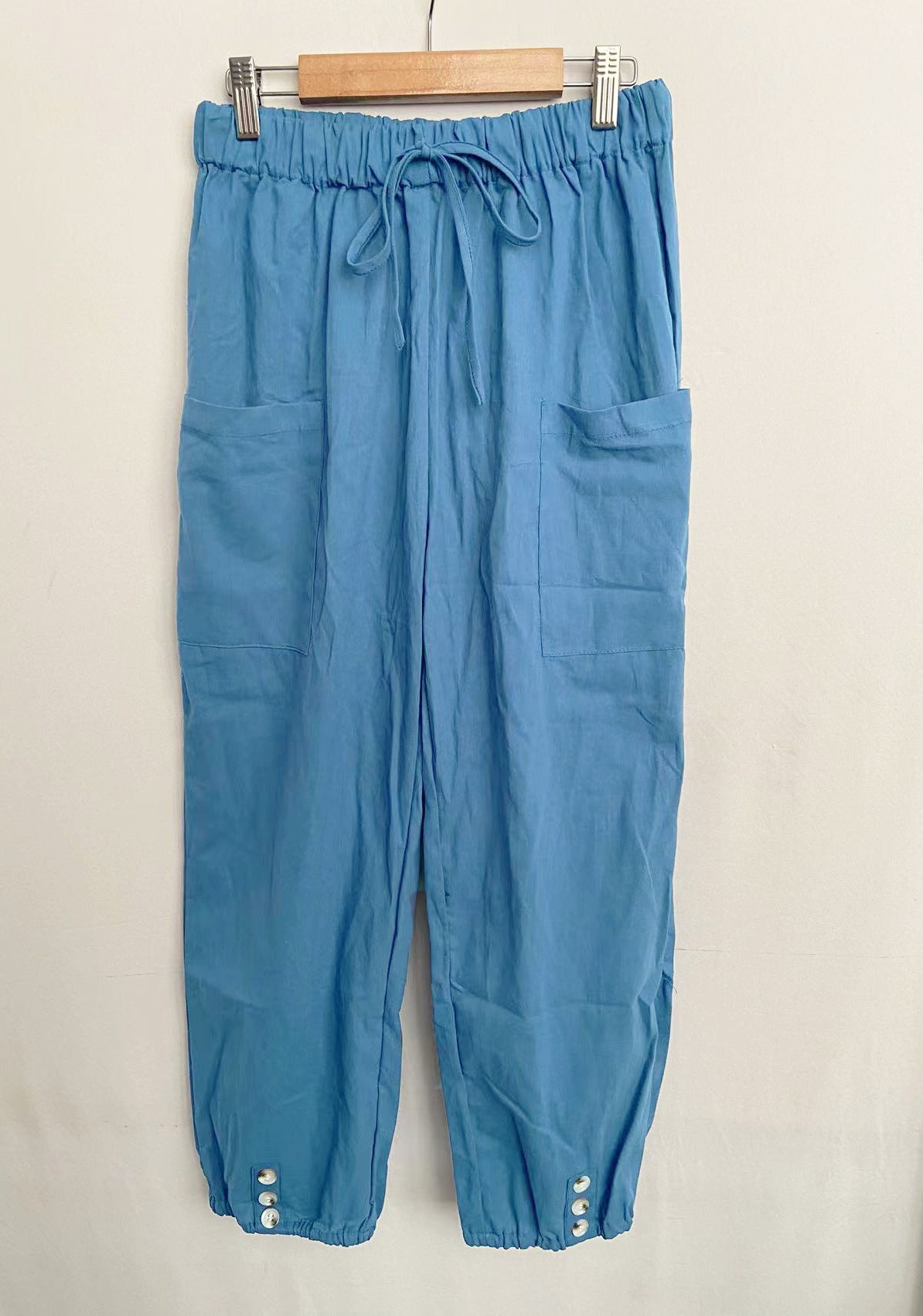 Women's Casual Nine-point Pants Wide Leg