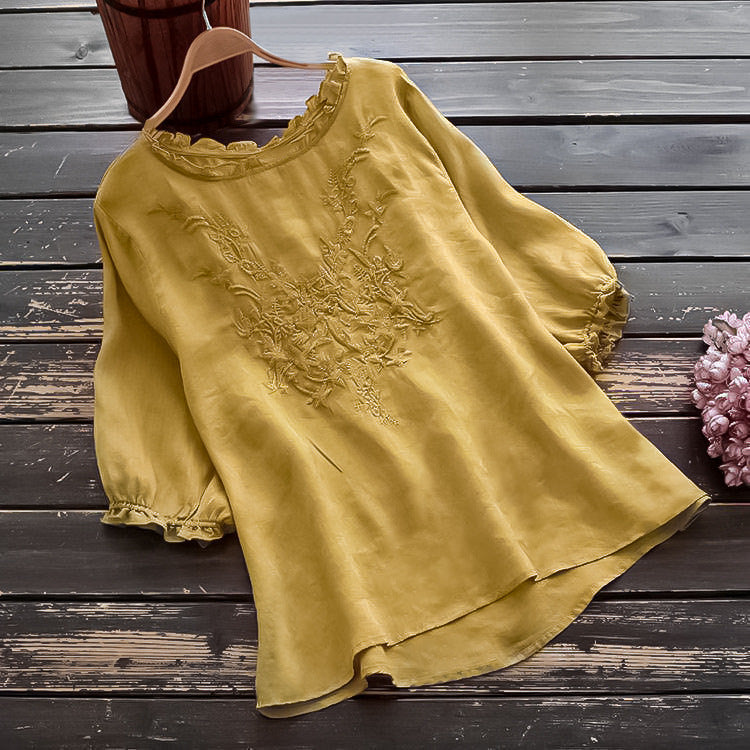 Women's Fashion Sleeve Peplum Top