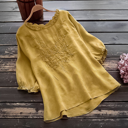 Women's Fashion Sleeve Peplum Top