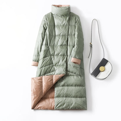 Extended down jacket