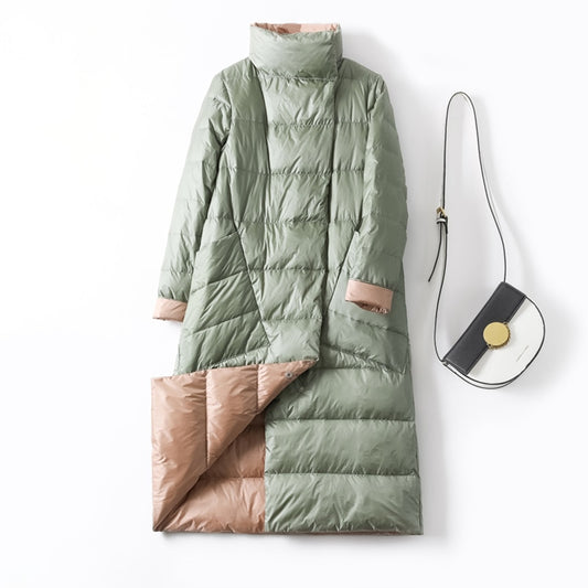 Extended down jacket