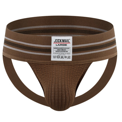 Men's T-back Wide Belt Breathable Rainbow