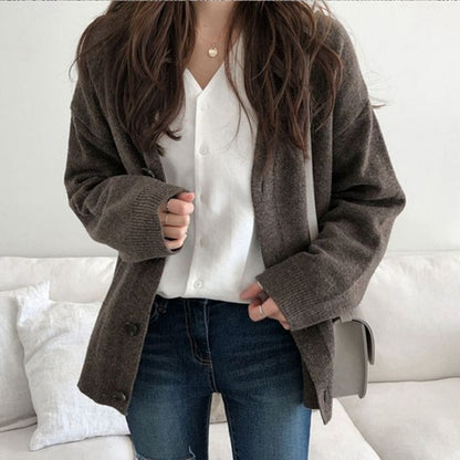 Lazy Style All-match Autumn And Winter Jacket