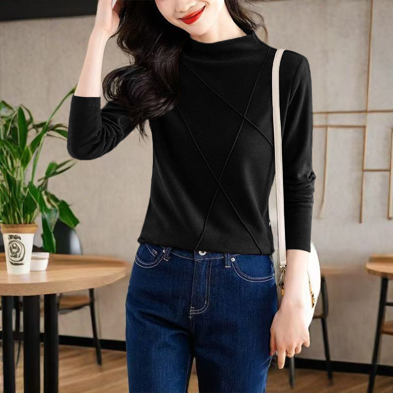 Half Turtleneck Bottoming Shirt Women's