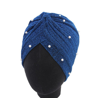 Babys-breath Pearl Womens Headscarf Cap