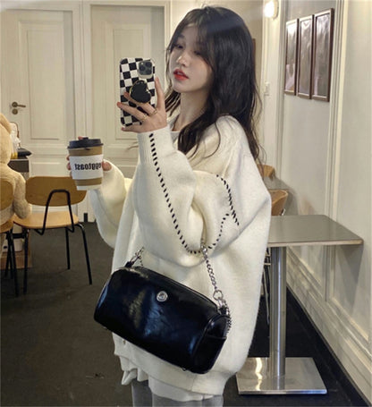 Lazy Wind Sweater Loose Niche Cardigan Coat