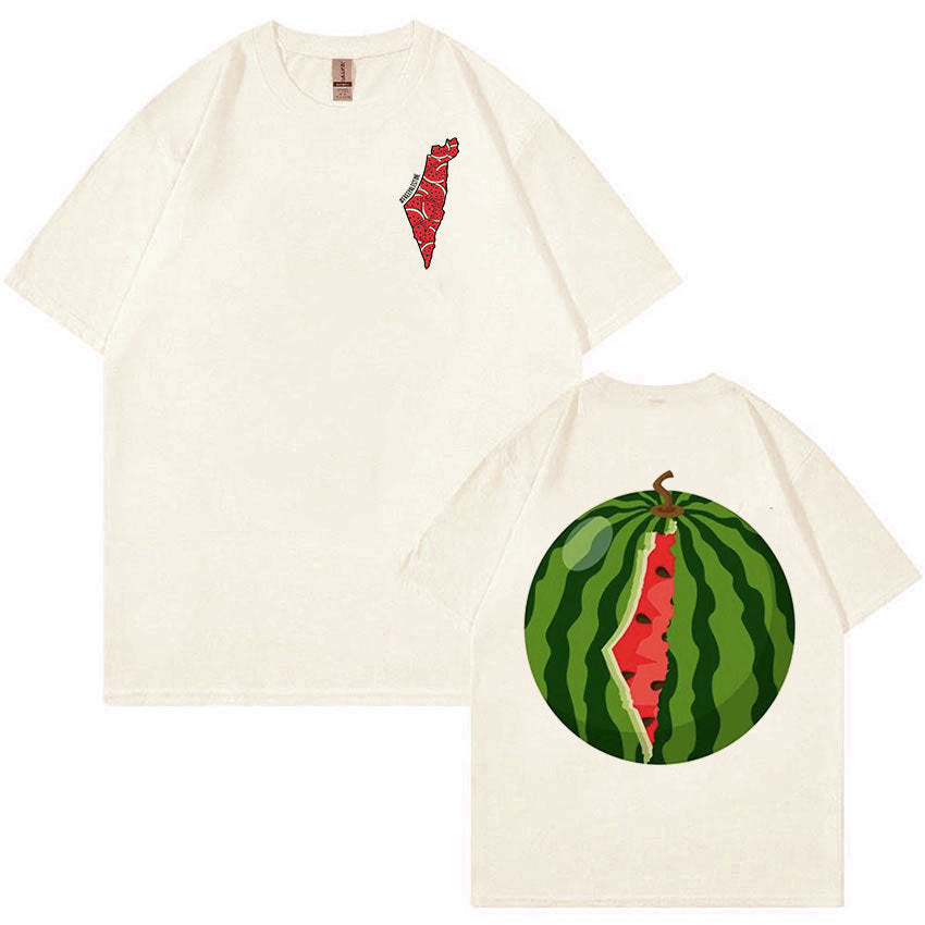 Women's Fashion Watermelon Pattern T-shirt